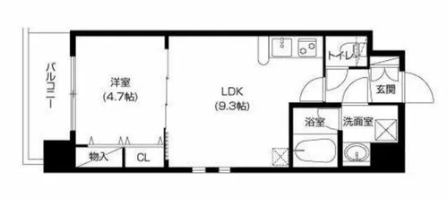 アーバネックス福島【8階】の間取り