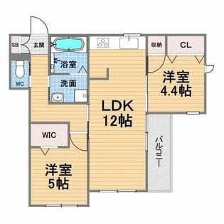 ISSY MARK【303号室】の間取り
