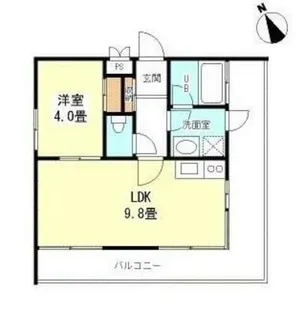 レジデンス桜庵【2階】の間取り