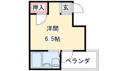 ブラウンハイツ【402号室】の間取り