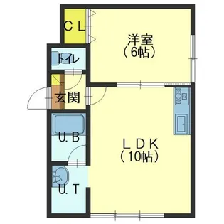 ラルート【102号室】の間取り