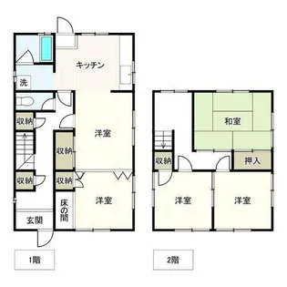 愛知県愛西市大野町未【一戸建】の間取り