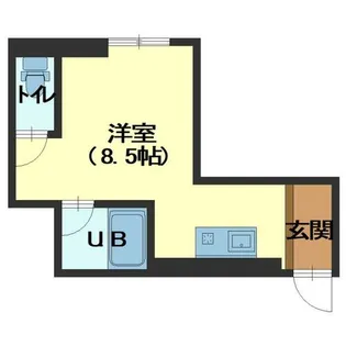 ロジングやなぎだⅡ【202号室】の間取り