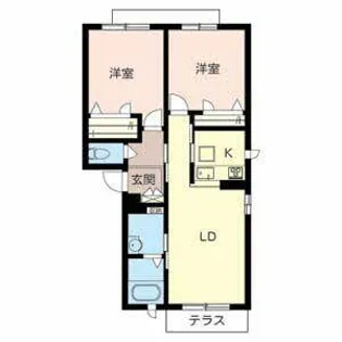 フェリシード【0102号室】の間取り