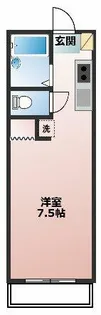 エバーグリーン【102号室】の間取り