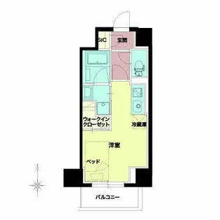 セルン新町【0816号室】の間取り