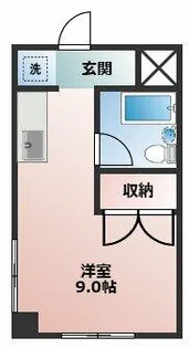 杉荘マンション【302号室】の間取り