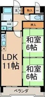 ファミール元柴田東町【3階】の間取り