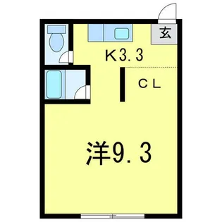 広栄荘【1階】の間取り