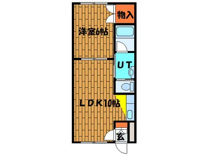 ピュアパレス豊川【508号室】の間取り