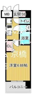 Quintet JOTONOE【13階】の間取り