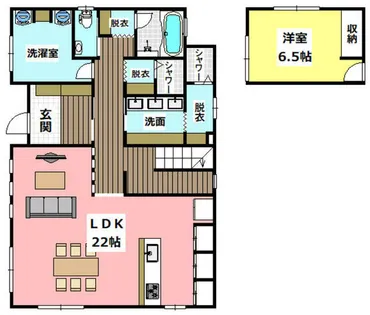 Le Coeur Deux シェアハウス【206号室】の間取り