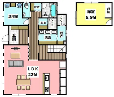 Le Coeur Deux シェアハウス【206号室】の間取り