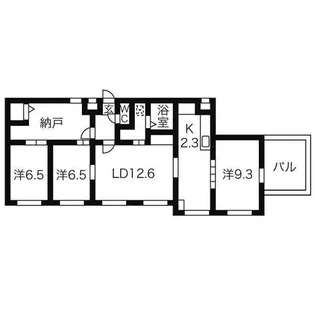 ブランノワール本郷通【5階】の間取り