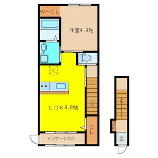 ロイヤルオリオン【2階】の間取り