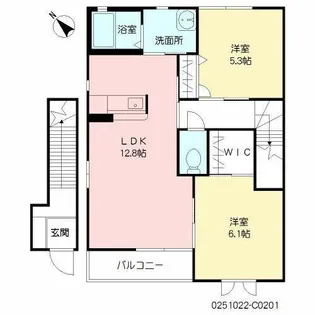 コムハウス 参番館 ♯【2階】の間取り