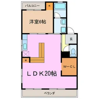 メゾンリリーベルⅡ【1階】の間取り