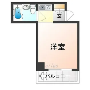 シャルマンフジ大体大【3階】の間取り