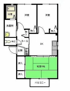 フラワーセゾン吉祥寺【2階】の間取り