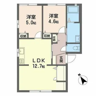 フラワーセゾン吉祥寺【2階】の間取り