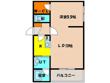 リコケット【102号室】の間取り