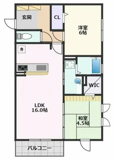 サンスクエア千里万博 B棟【2階】の間取り