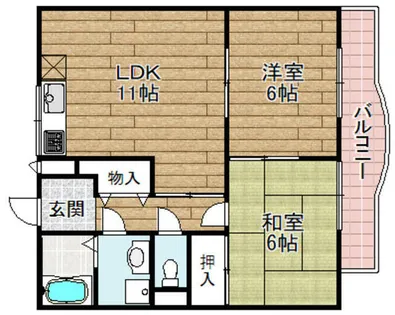 CASA【302号室】の間取り
