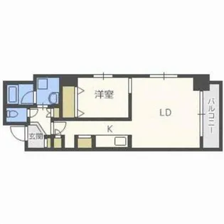 シェモア南1条【8階】の間取り