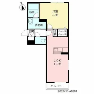 casa hotei【2階】の間取り