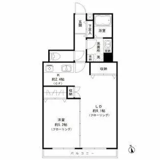 ダイアパレス浅間町【6階】の間取り