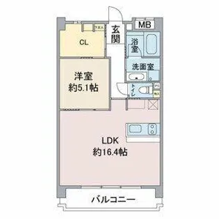 VELATO【5階】の間取り