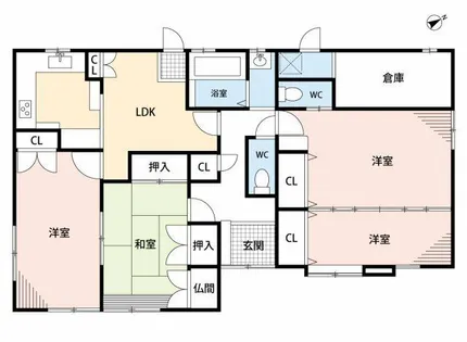 M&S58【1階】の間取り