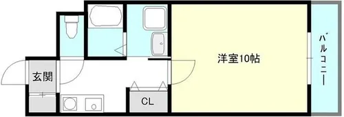 シャルレ桂坂【5階】の間取り