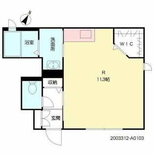 シャーメゾン花畑【1階】の間取り