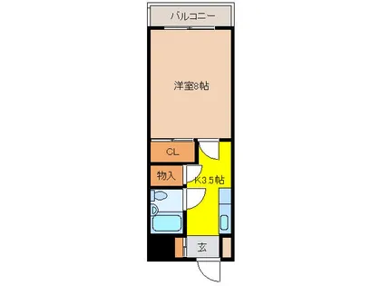 アーバン竹内【210号室】の間取り