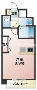 ヴィラルーチェ【202号室】の間取り