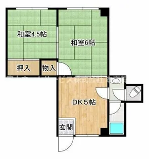 第一コーポ栄【203号室】の間取り