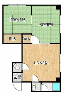 第一コーポ栄【503号室】の間取り