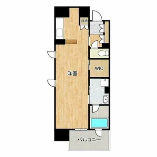 パークアクシス心斎橋【10階】の間取り