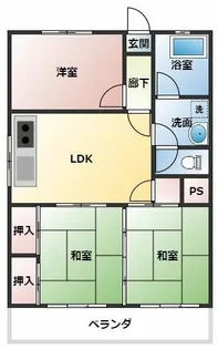 文栄第二ビル【409号室】の間取り