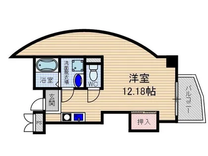 ウイングビュー鮎川【3階】の間取り