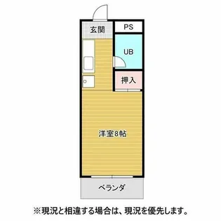 ホワイトピア【1C号室】の間取り