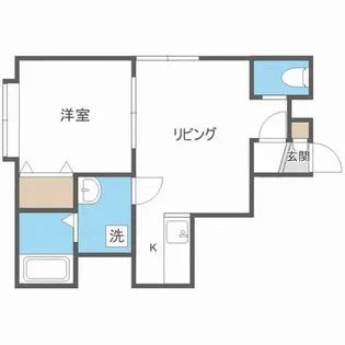 エステート乃木坂【105号室】の間取り