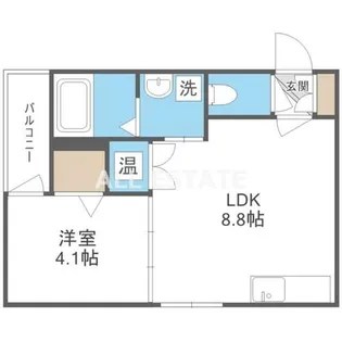 F asecia mira【1階】の間取り