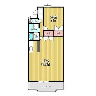 ロイヤル徳重Ⅱ【1階】の間取り