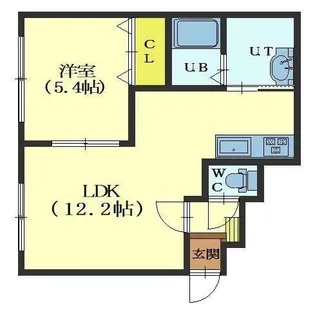 マンションアムール【201号室】の間取り
