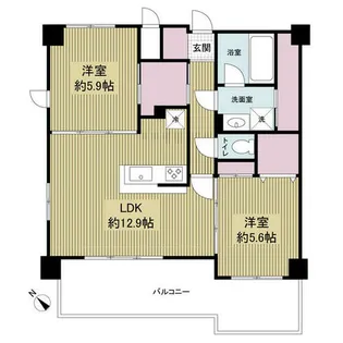 BPRレジデンス高宮【401号室】の間取り