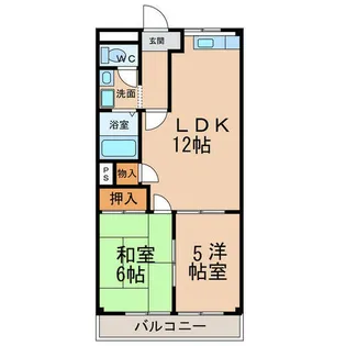 ニューレジデンスジュン【2階】の間取り