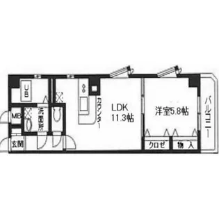 グレイズサイド【501号室】の間取り