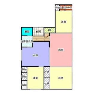 北海道網走郡美幌町字美禽【一戸建】の間取り